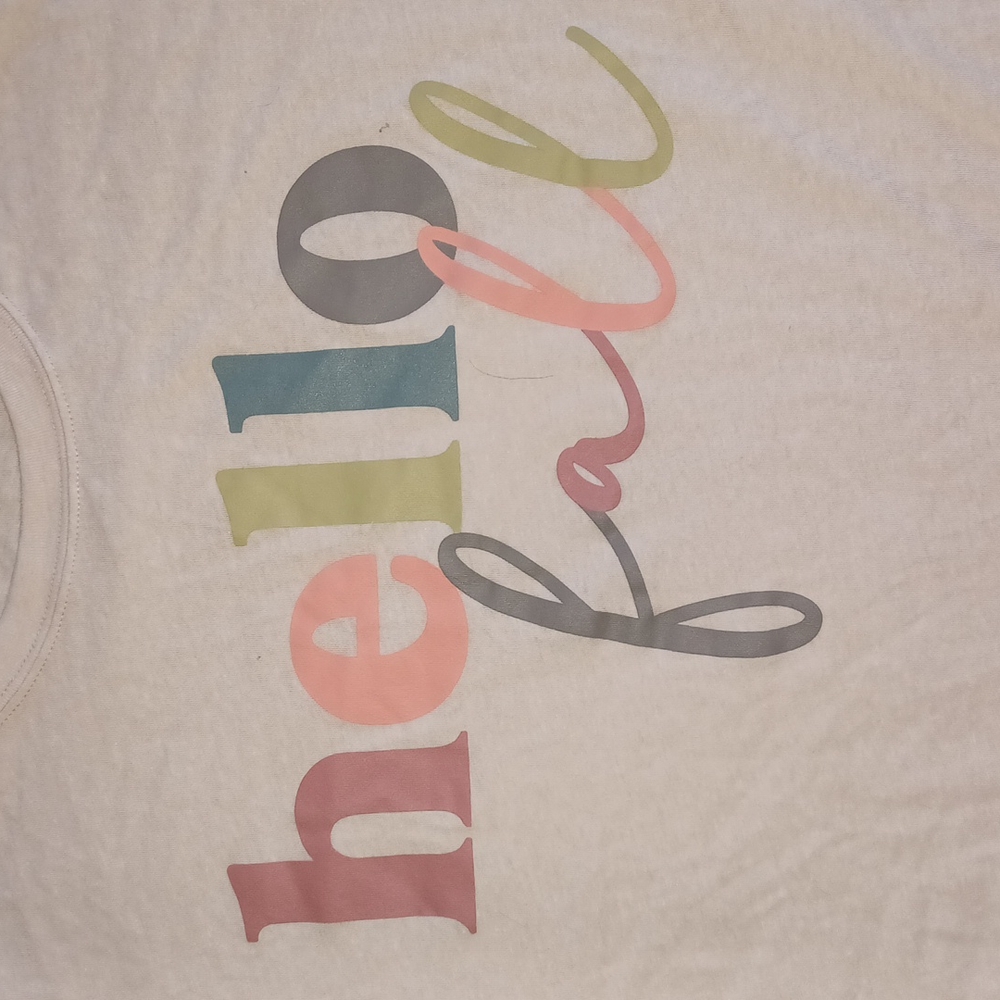 Hello Fall long sleeve shirt MarleyLilly Women's size S/M 'hello fall' graphic - Picture 17 of 17